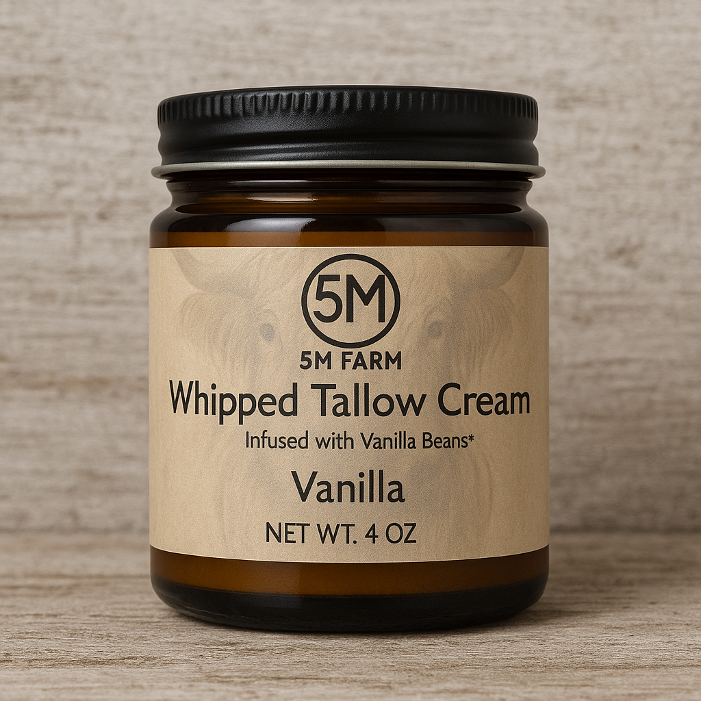 Whipped Vanilla Tallow Cream